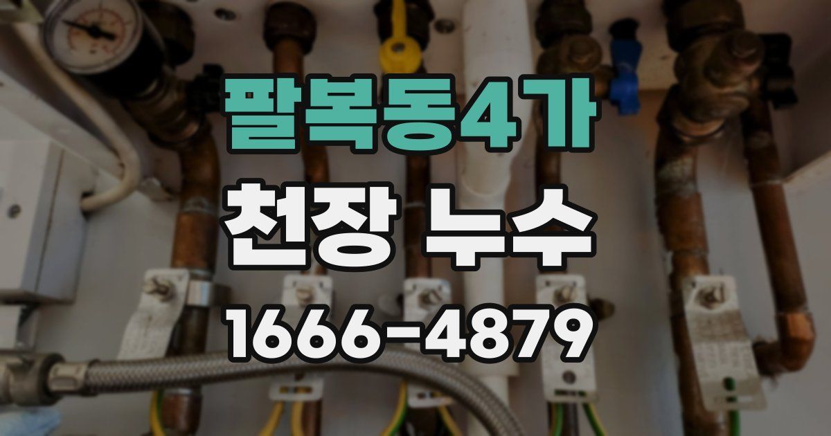 팔복동4가 천장 누수