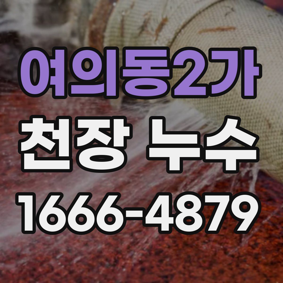 여의동2가 천장 누수