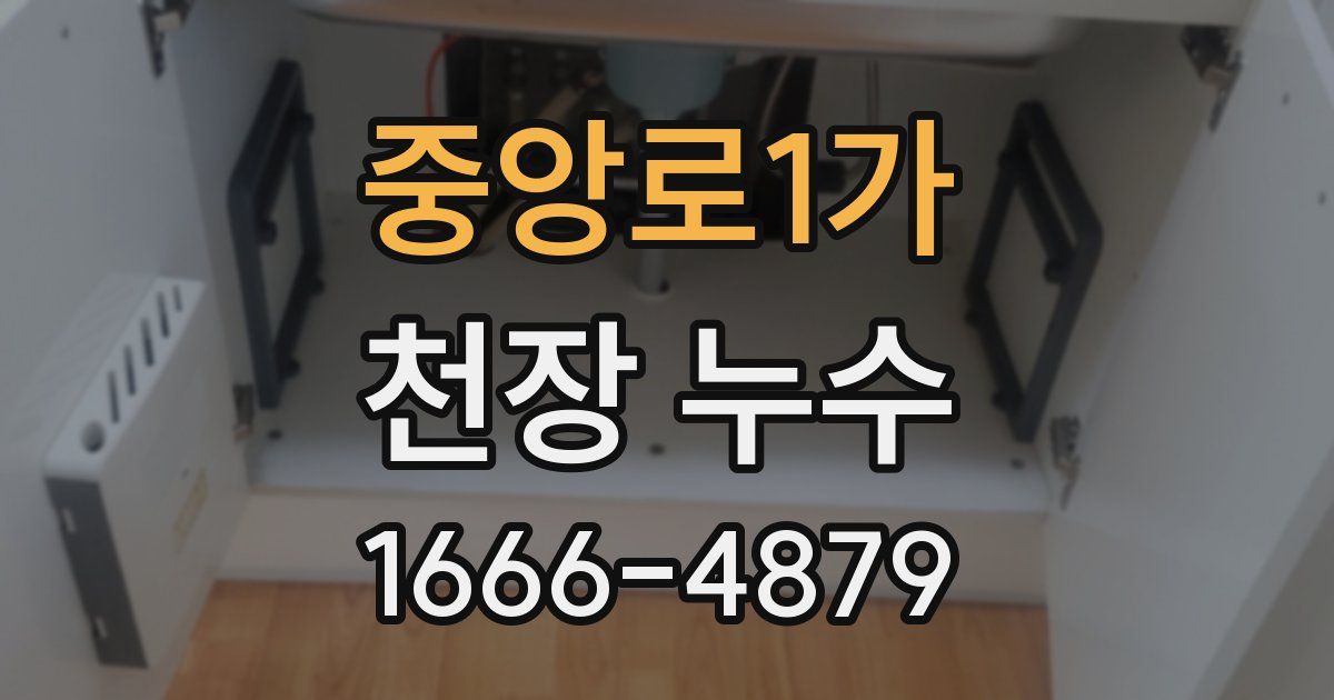 중앙로1가 천장 누수