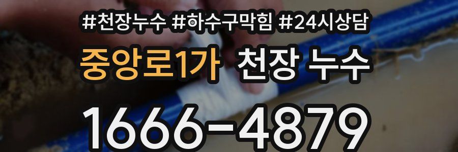 중앙로1가 천장 누수