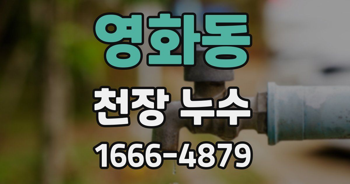 영화동 천장 누수