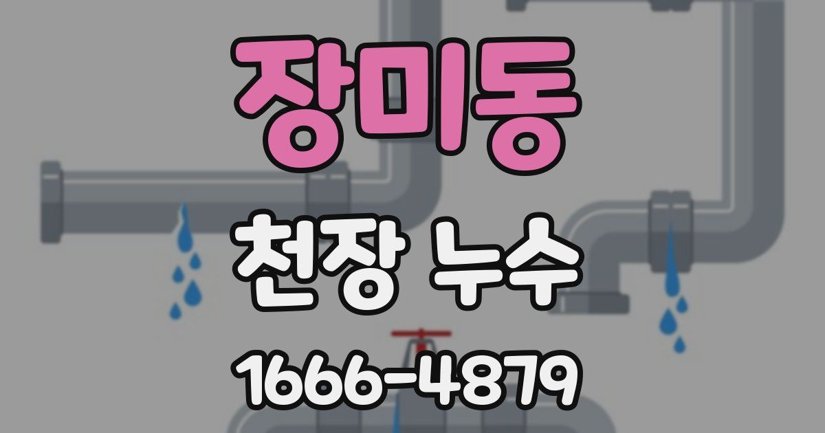 장미동 천장 누수