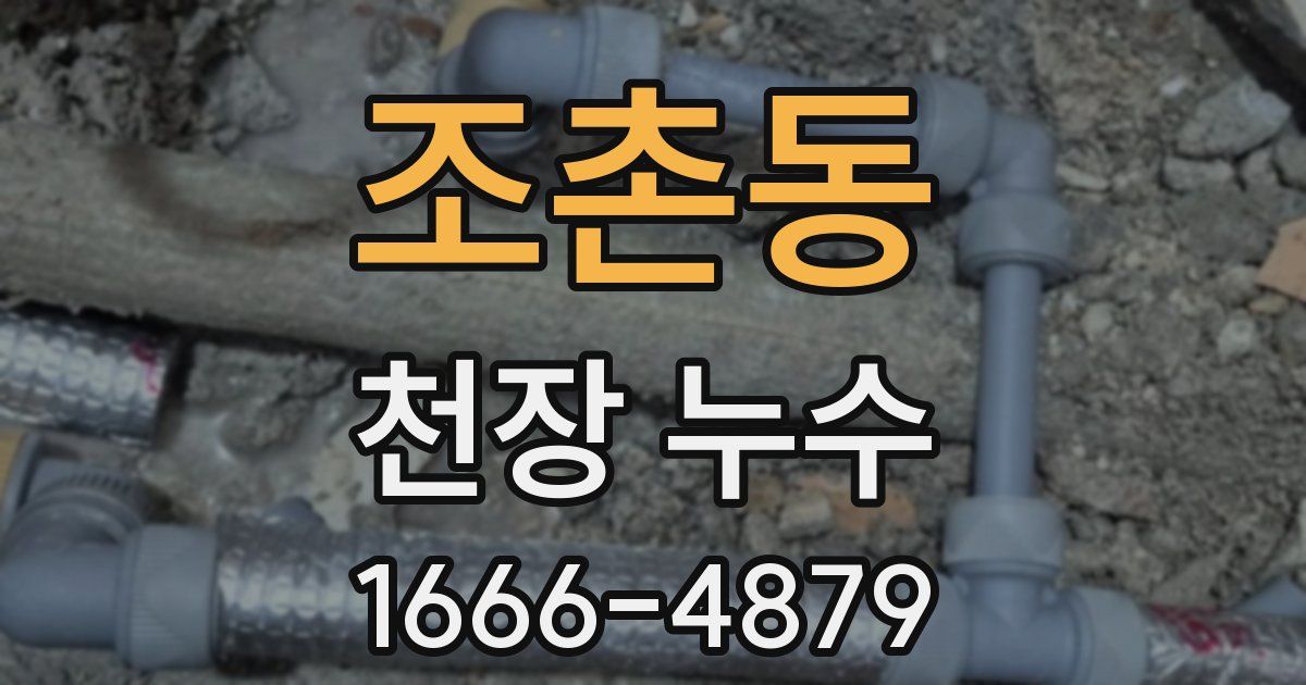 조촌동 천장 누수