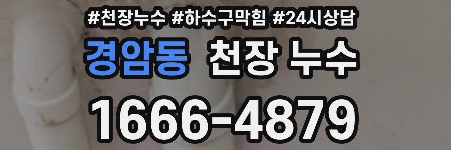 경암동 천장 누수