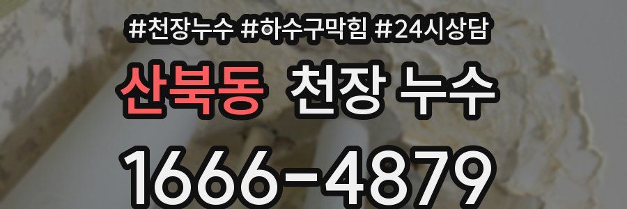 산북동 천장 누수