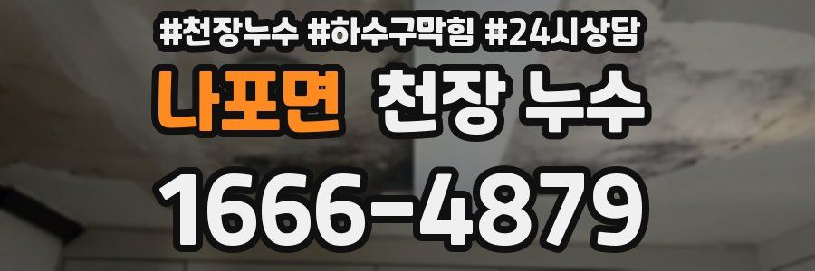 나포면 천장 누수