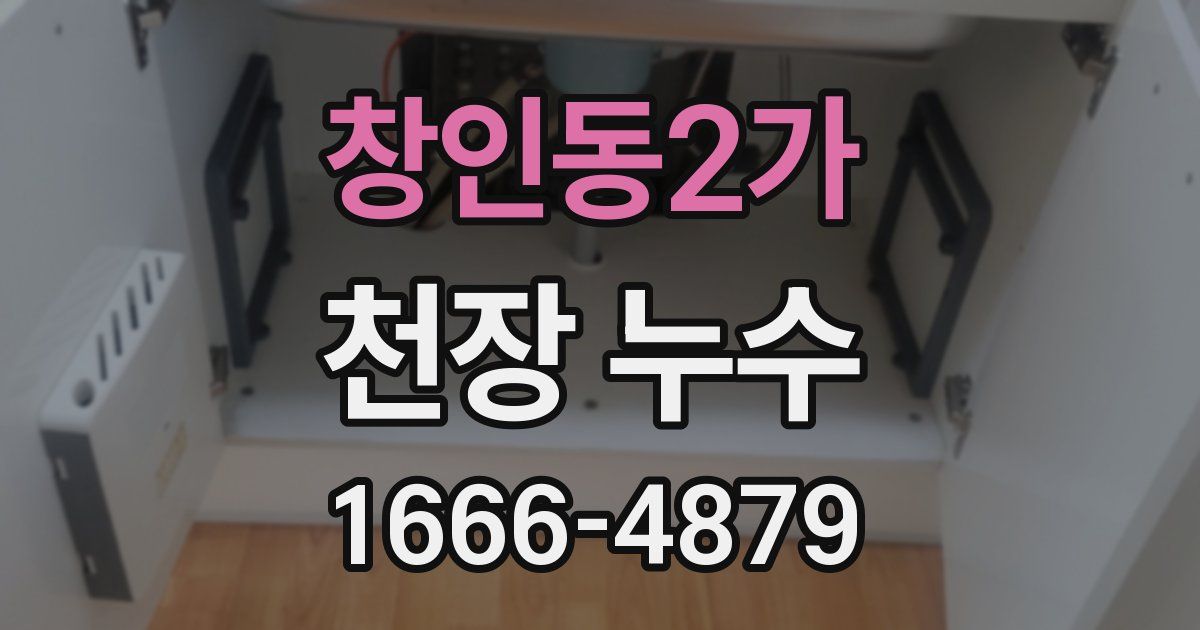 창인동2가 천장 누수