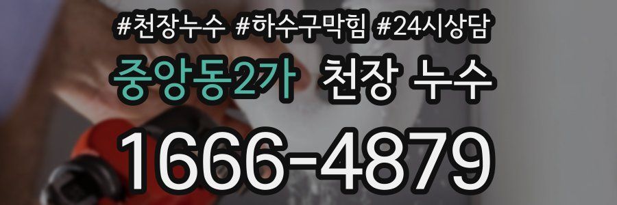 중앙동2가 천장 누수