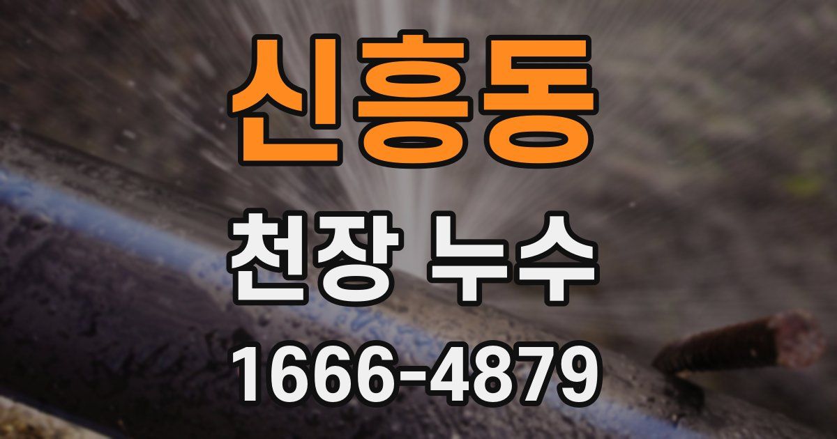 신흥동 천장 누수