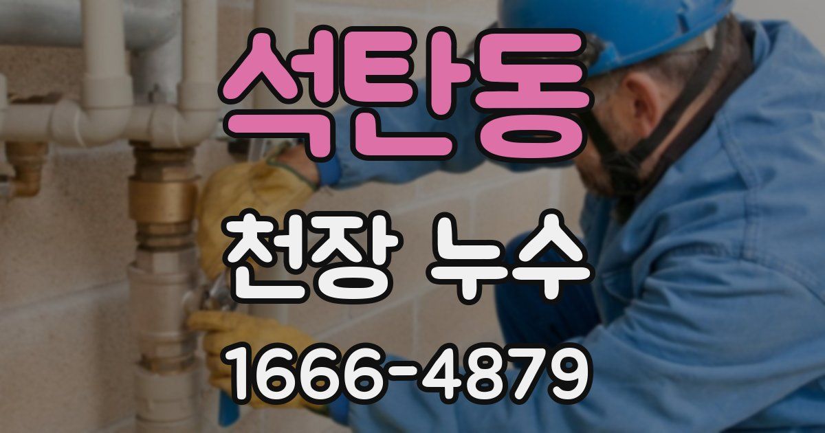 석탄동 천장 누수