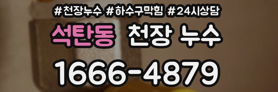 석탄동 천장 누수