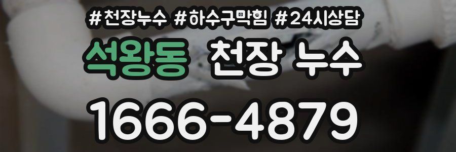 석왕동 천장 누수