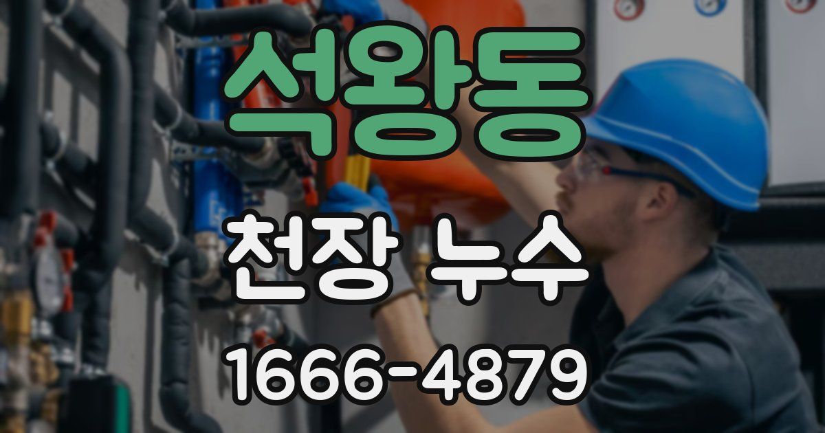 석왕동 천장 누수