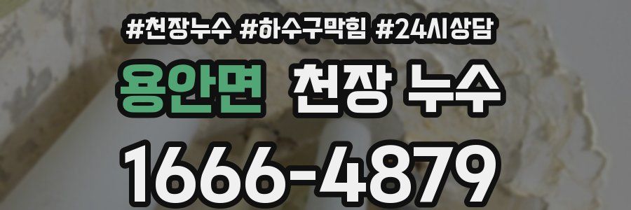 용안면 천장 누수