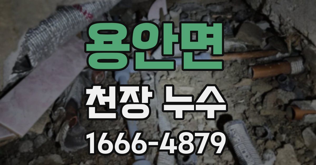 용안면 천장 누수