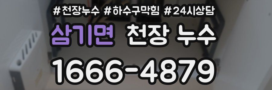 삼기면 천장 누수