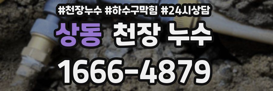 상동 천장 누수