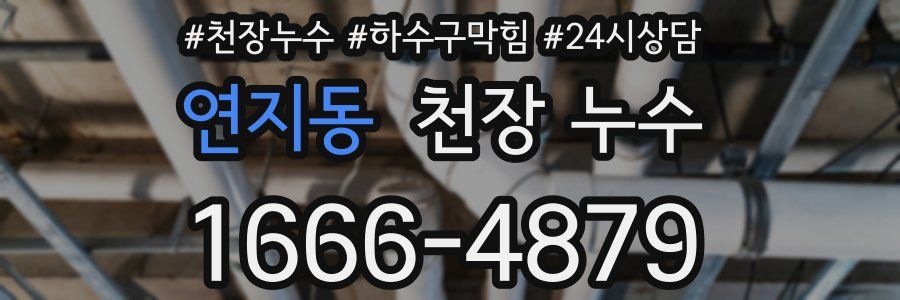 연지동 천장 누수