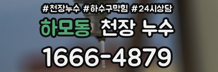 하모동 천장 누수