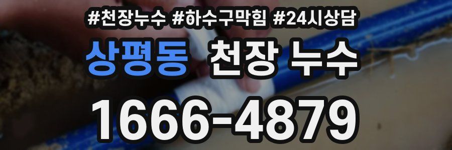 상평동 천장 누수