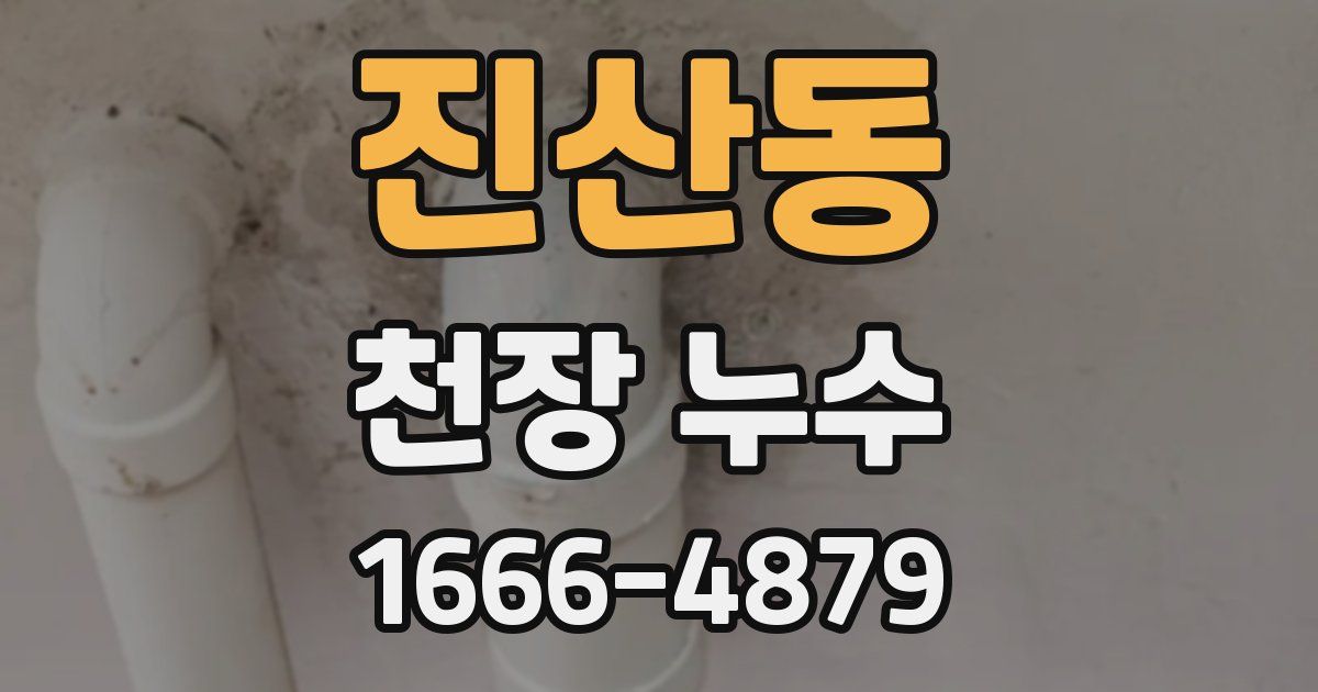 진산동 천장 누수