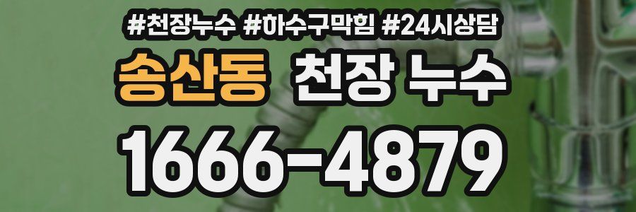 송산동 천장 누수