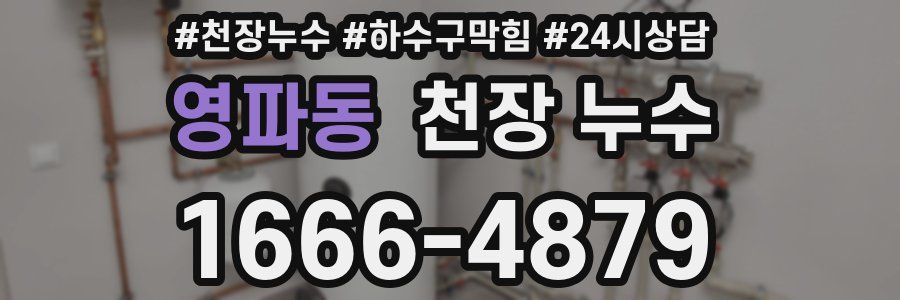 영파동 천장 누수