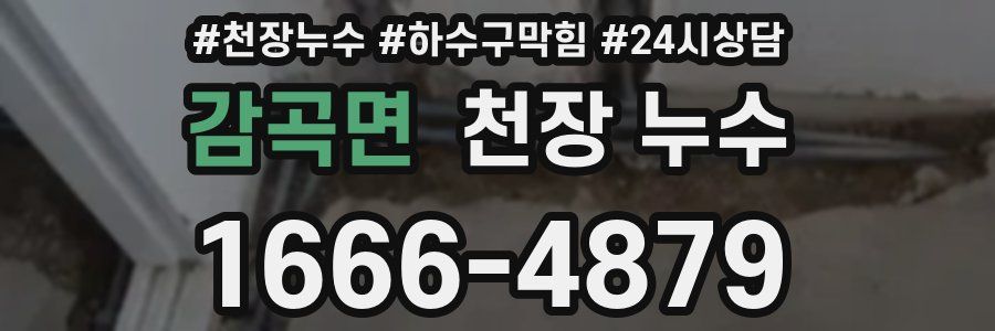 감곡면 천장 누수