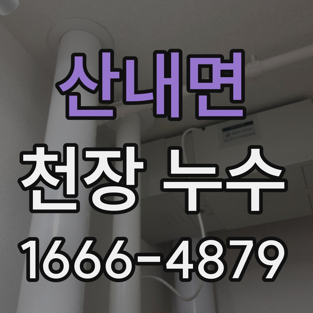 산내면 천장 누수