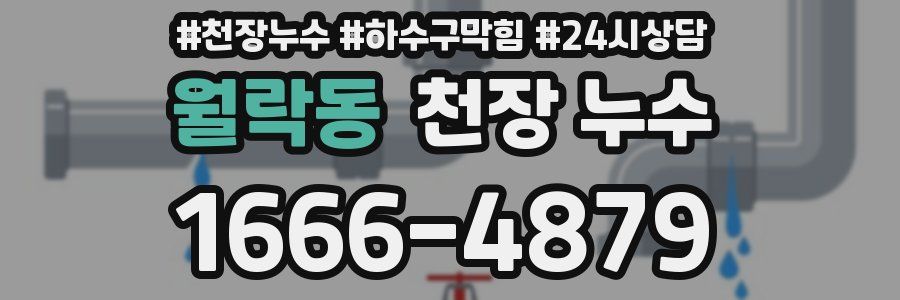 월락동 천장 누수