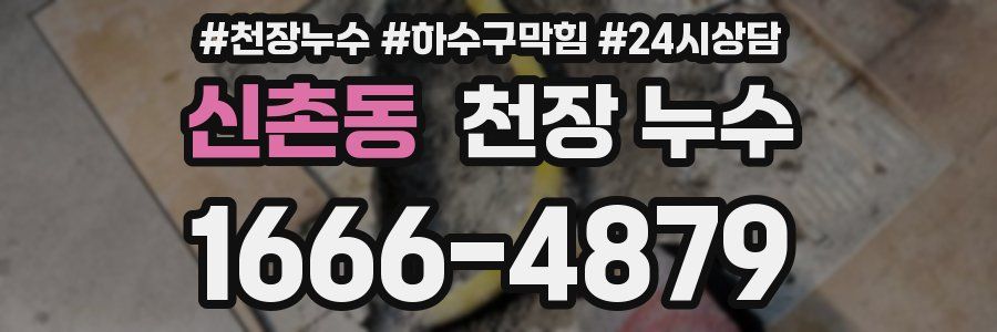 신촌동 천장 누수