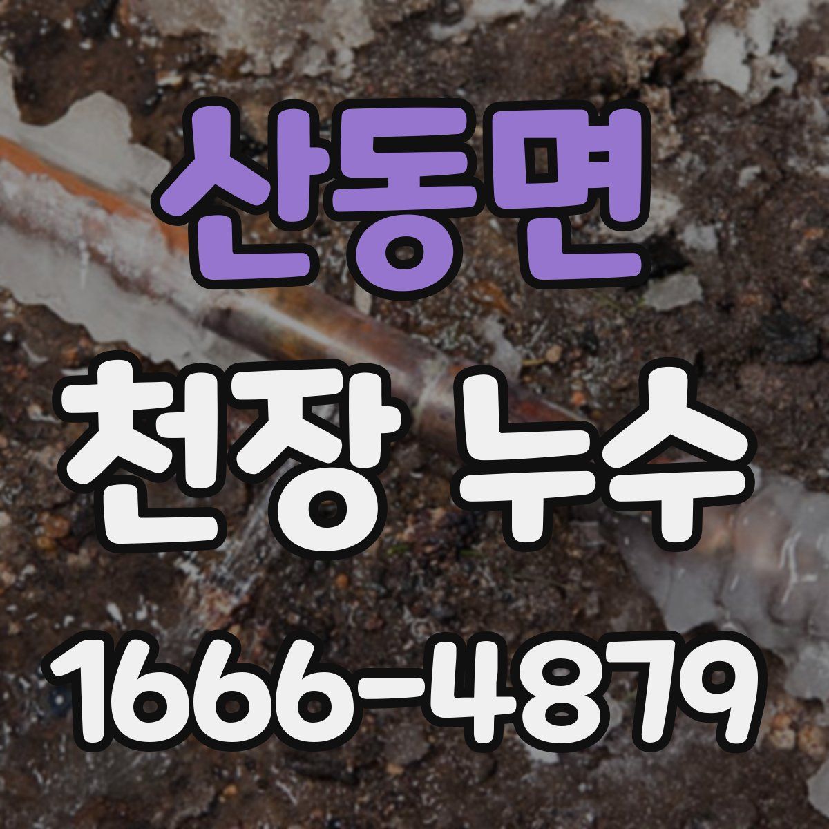 산동면 천장 누수