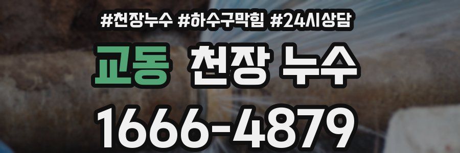 교동 천장 누수