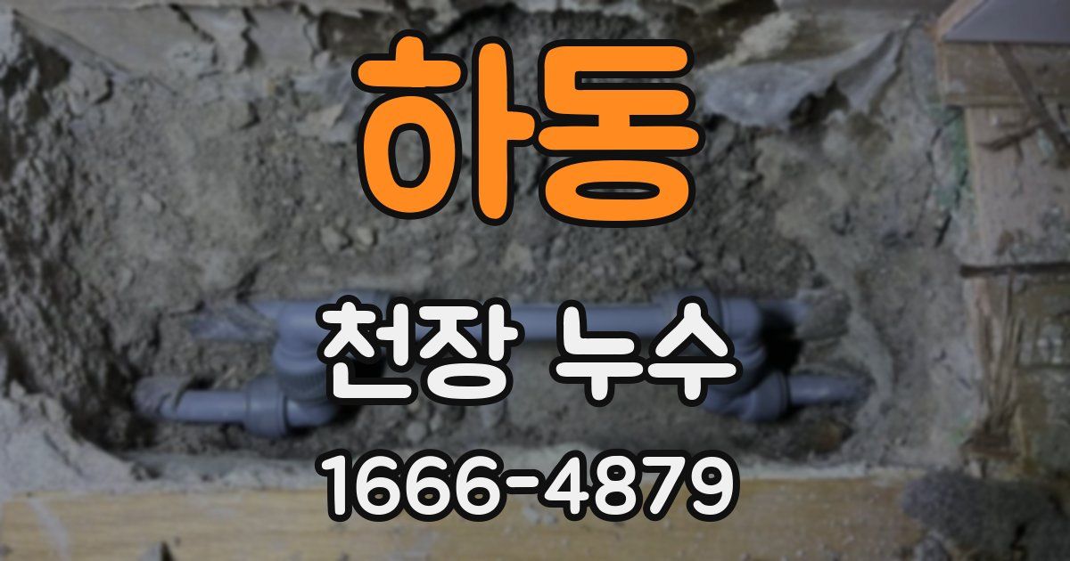 하동 천장 누수