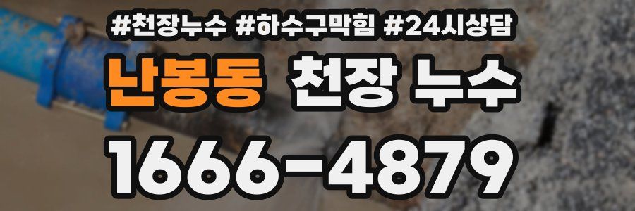 난봉동 천장 누수