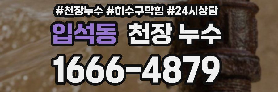 입석동 천장 누수