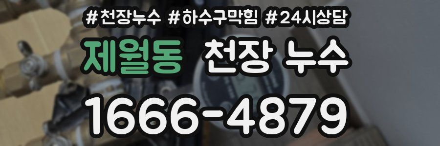 제월동 천장 누수