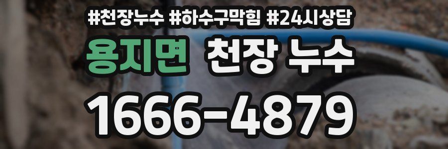 용지면 천장 누수