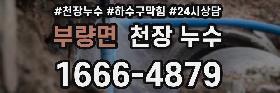 부량면 천장 누수