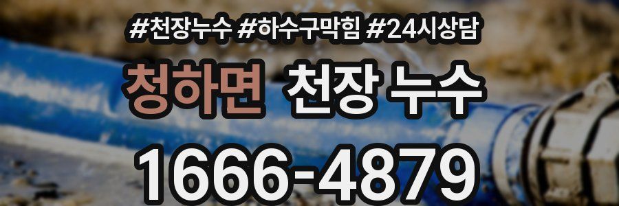 청하면 천장 누수