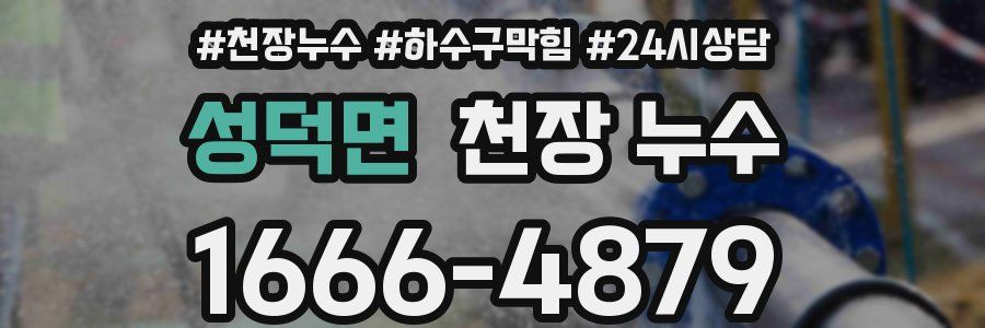 성덕면 천장 누수