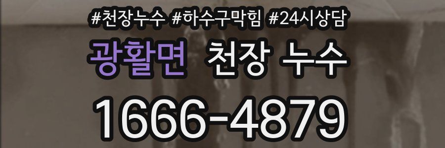 광활면 천장 누수