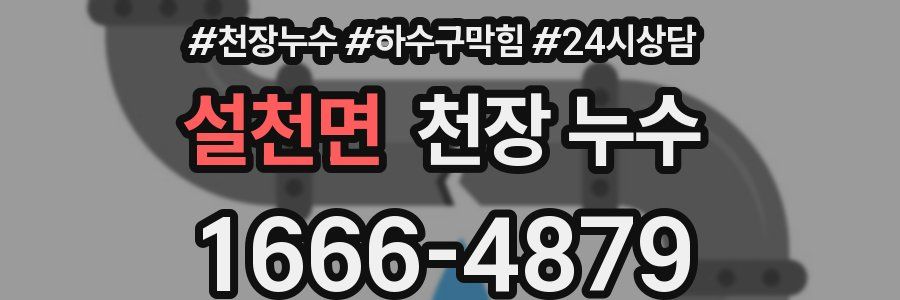 설천면 천장 누수