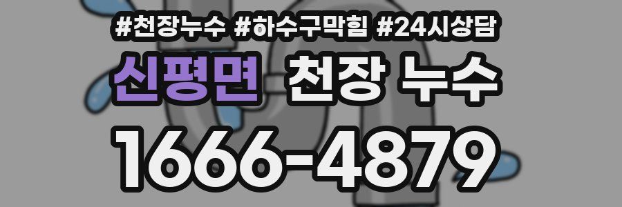 신평면 천장 누수