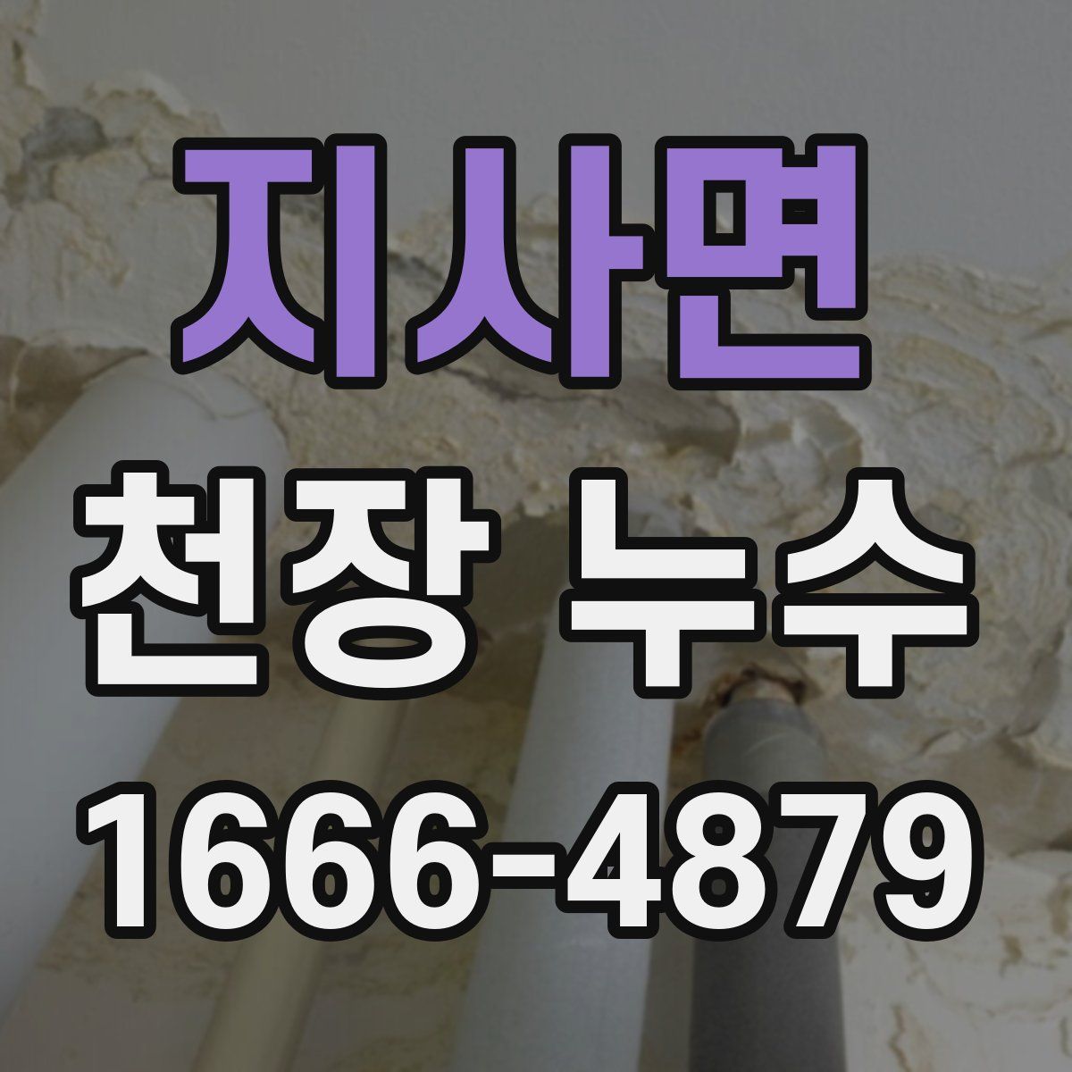 지사면 천장 누수