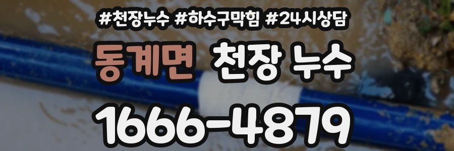 동계면 천장 누수