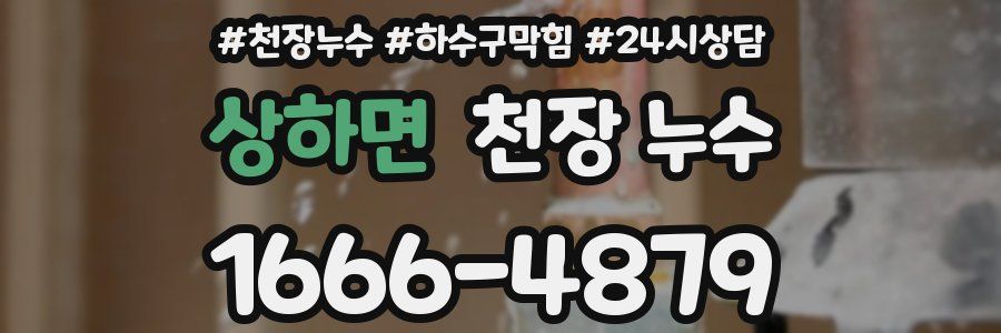 상하면 천장 누수