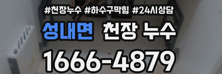 성내면 천장 누수