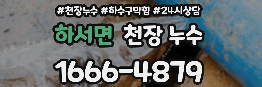 하서면 천장 누수