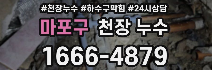 마포구 천장 누수